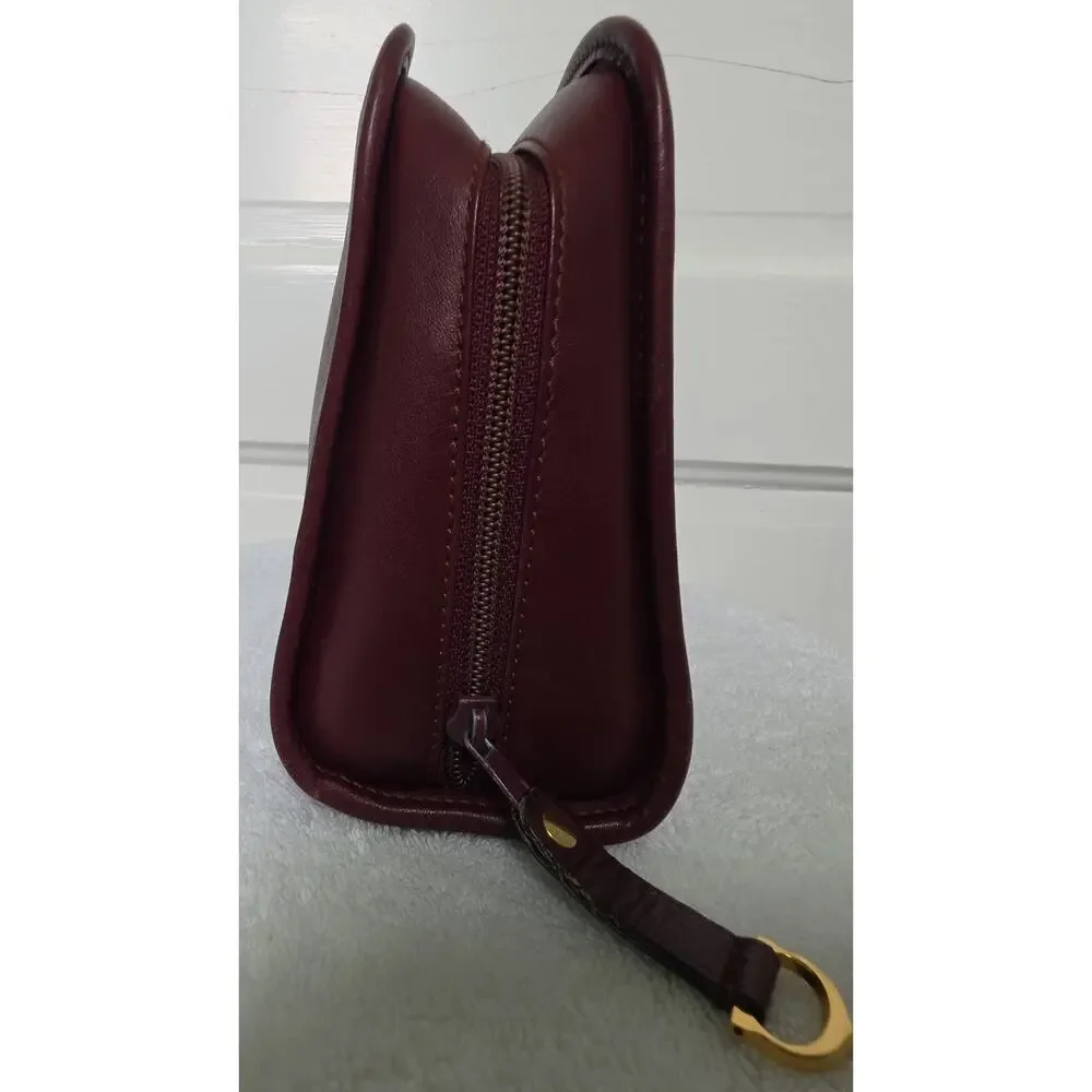 Must De Cartier Tolietry Bag or Clutch For Men or Women w/COA